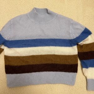 &Other Stories Blue Striped Sweater Size S